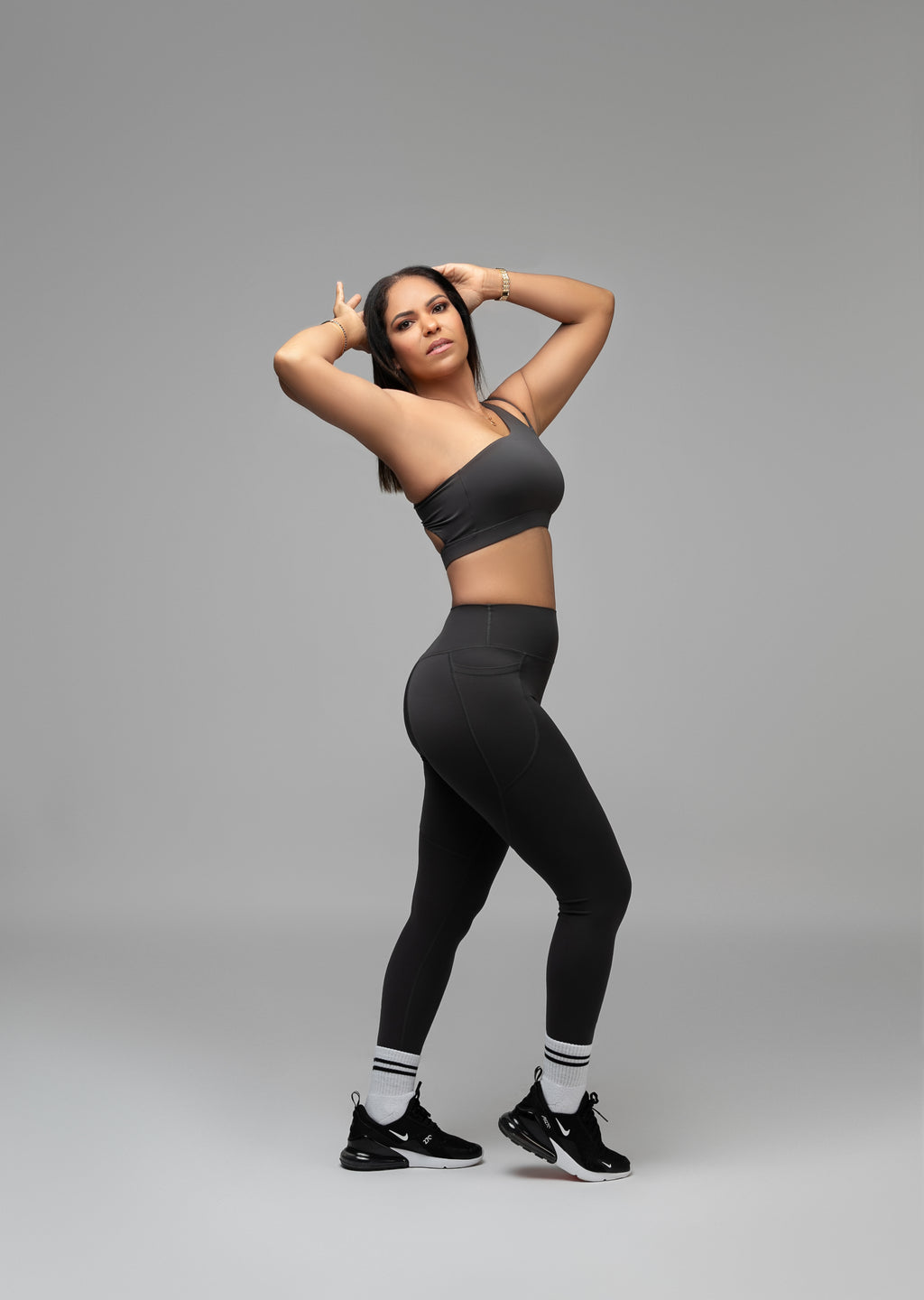One shoulder- Leggings Set