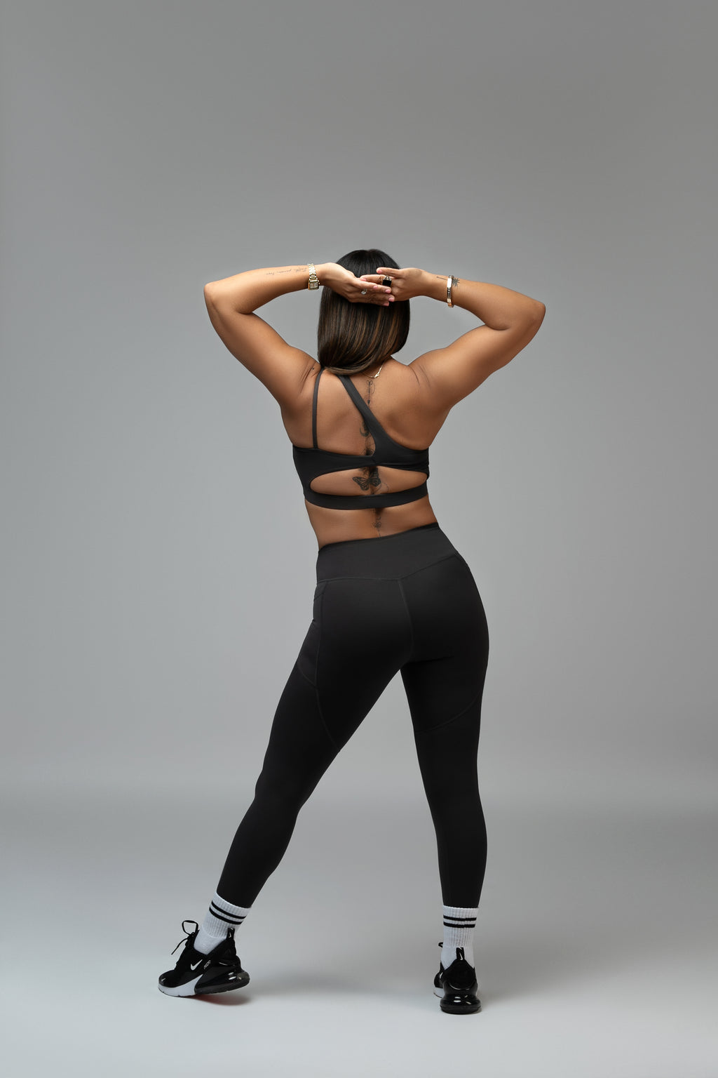 One shoulder- Leggings Set