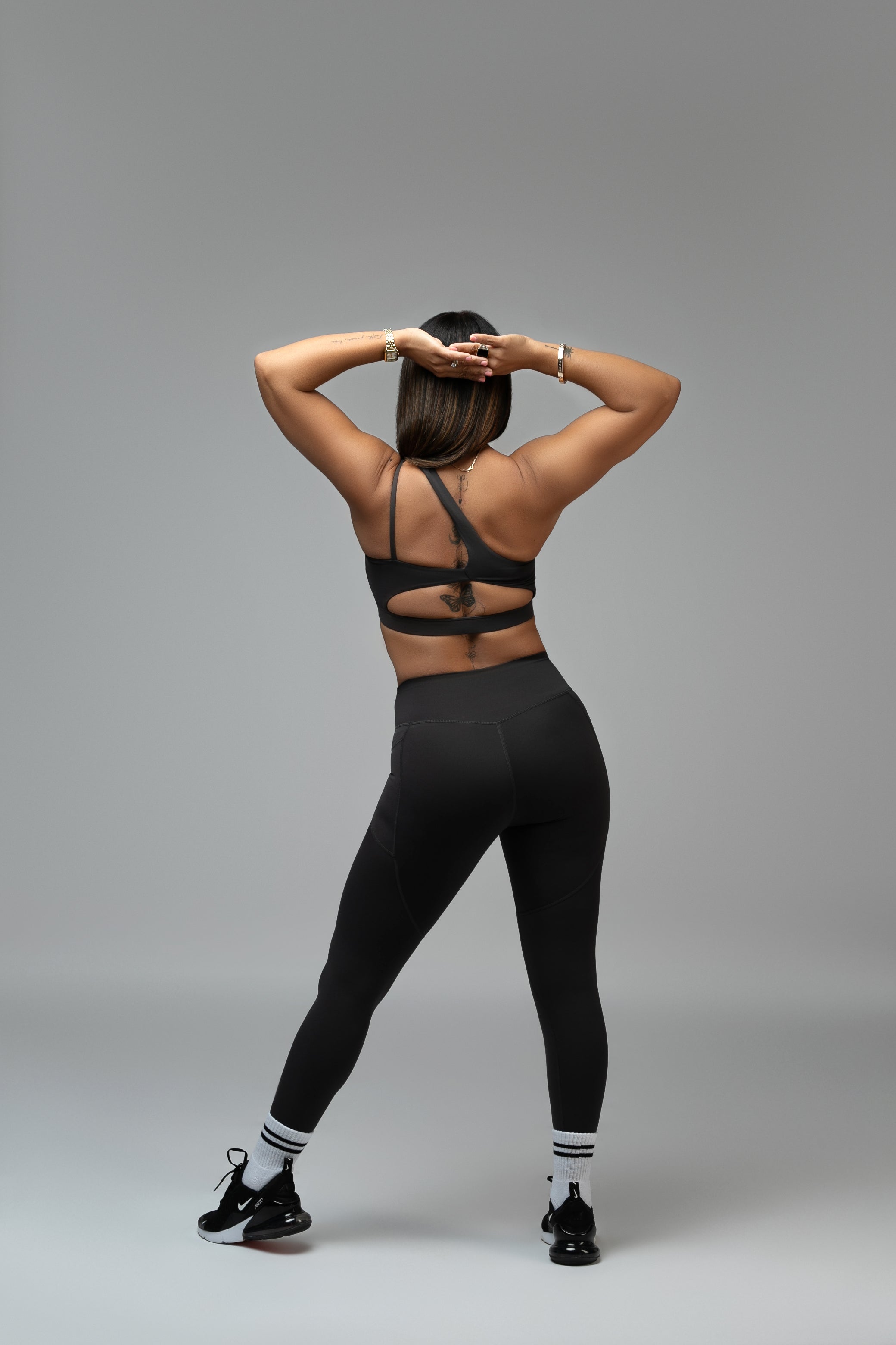 One shoulder- Leggings Set